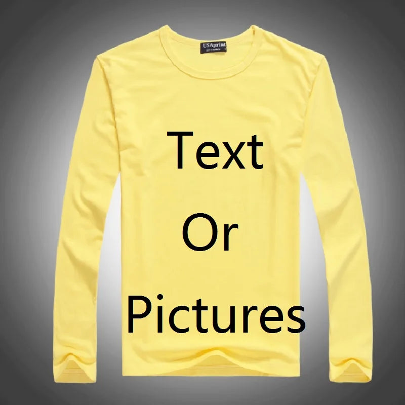 Custom Baby Boys & Girls Long Sleeve T-Shirt – Personalized 100% Cotton Tee