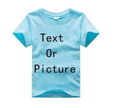 Custom Baby Boys & Girls T-Shirt – Personalized Cotton Short Sleeve Tee