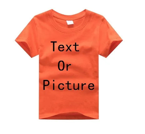 Custom Baby Boys & Girls T-Shirt – Personalized Cotton Short Sleeve Tee