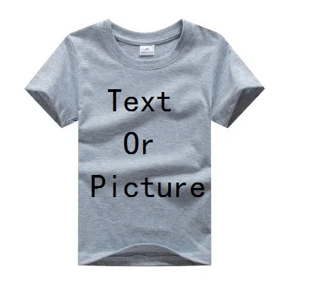 Custom Baby Boys & Girls T-Shirt – Personalized Cotton Short Sleeve Tee