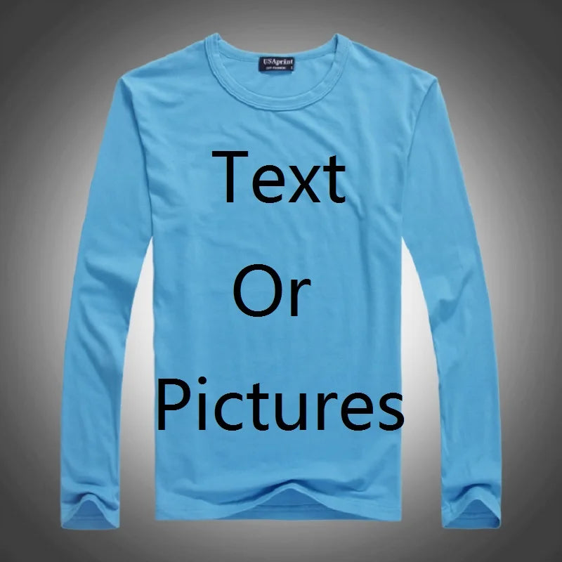 Custom Baby Boys & Girls Long Sleeve T-Shirt – Personalized 100% Cotton Tee