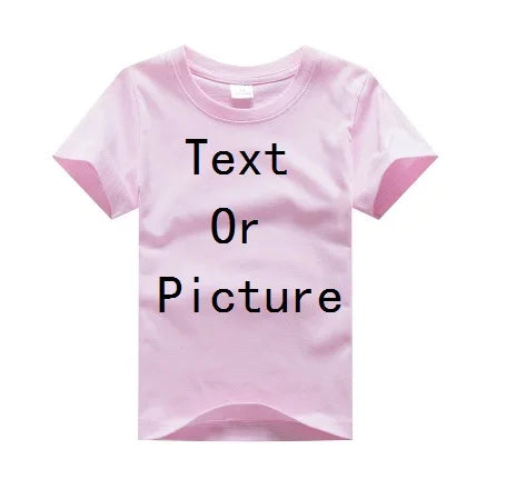Custom Baby Boys & Girls T-Shirt – Personalized Cotton Short Sleeve Tee