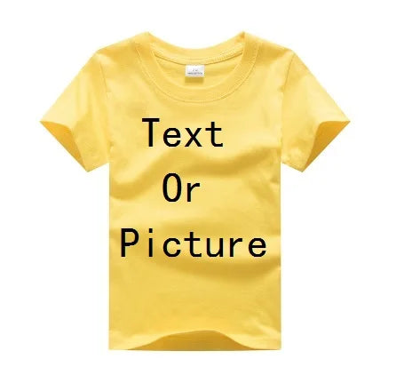 Custom Baby Boys & Girls T-Shirt – Personalized Cotton Short Sleeve Tee
