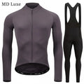 RAUDAX 2024 Man's Winter Cycling Clothing Long Sleeves Thermal Fleece Cycling Jersey Set Outdoor Keep Warm Road Bike Sportswear