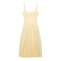 MUJER Pleated Slip Midi Dress Woman Elegant Party Long Dresses for Women Casual Women's Summer Dress Straps Beach Female Dress