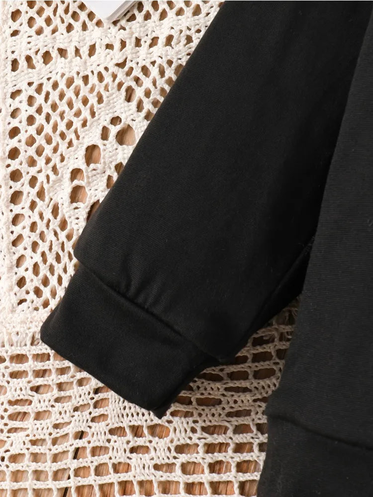 Spring Baby Girls Clothes Set Kid Boy '23' Printed Sweatshirts Pullover Top and Pants 2 Pieces Suit Children Fashion Tracksuits