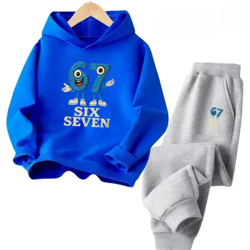 4-13Y 67 Trendy Kids Set Cartoon Mouse Design Cotton Blend Outfit Daily Playwear Discount Children's Fashion Trend Set