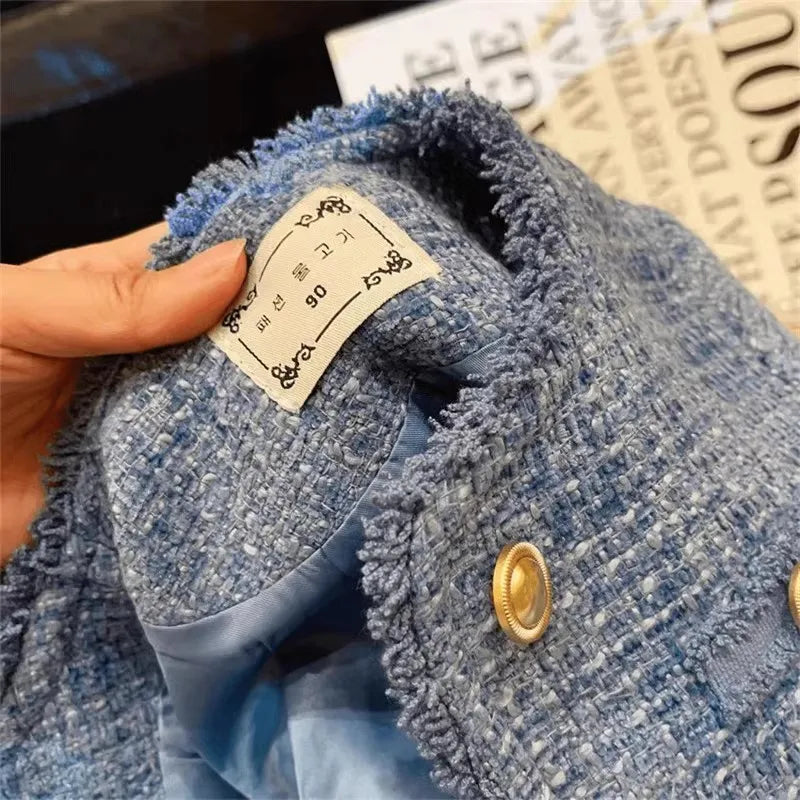 Children's Clothing Sets Plaid Cardigan + Pleated Skirt 2pcs Sets Kids Clothes Girls Skirt Sets Toddler Girl Clothes