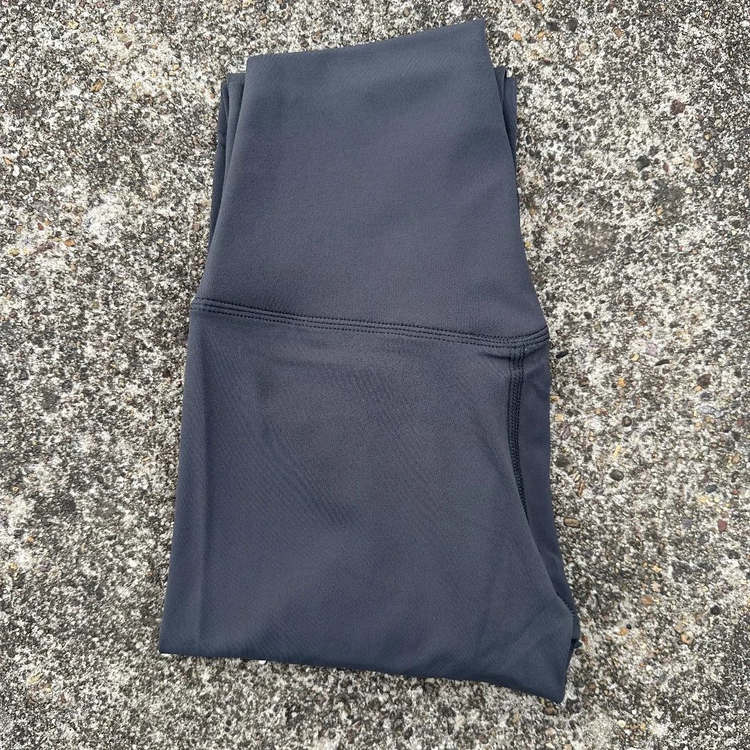 Women's High Waist Butter Yoga Leggings – Back Pocket Cropped Athletic Gym Pants