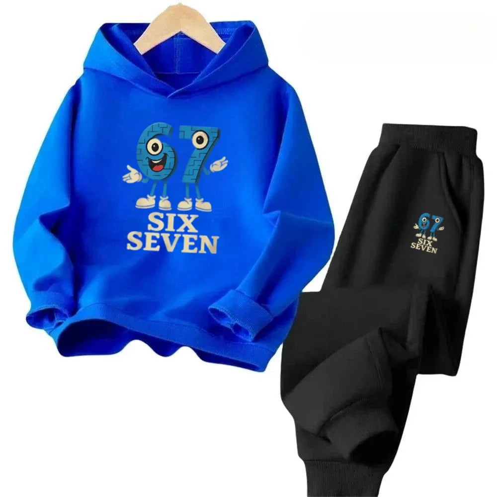 4-13Y 67 Trendy Kids Set Cartoon Mouse Design Cotton Blend Outfit Daily Playwear Discount Children's Fashion Trend Set