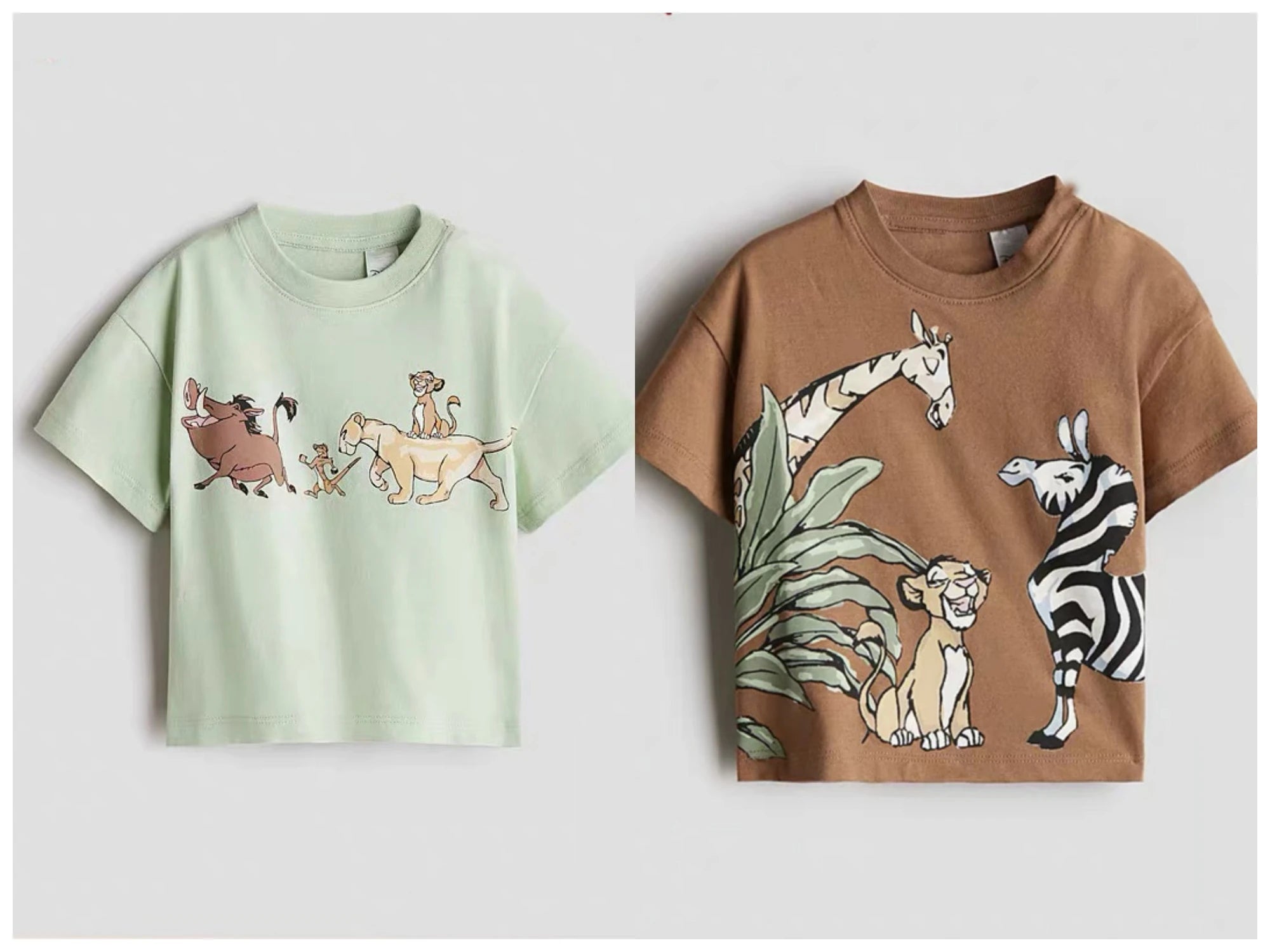 Boys Cartoon Print Round Neck Short Sleeve Top – Cute Solid Summer Tee