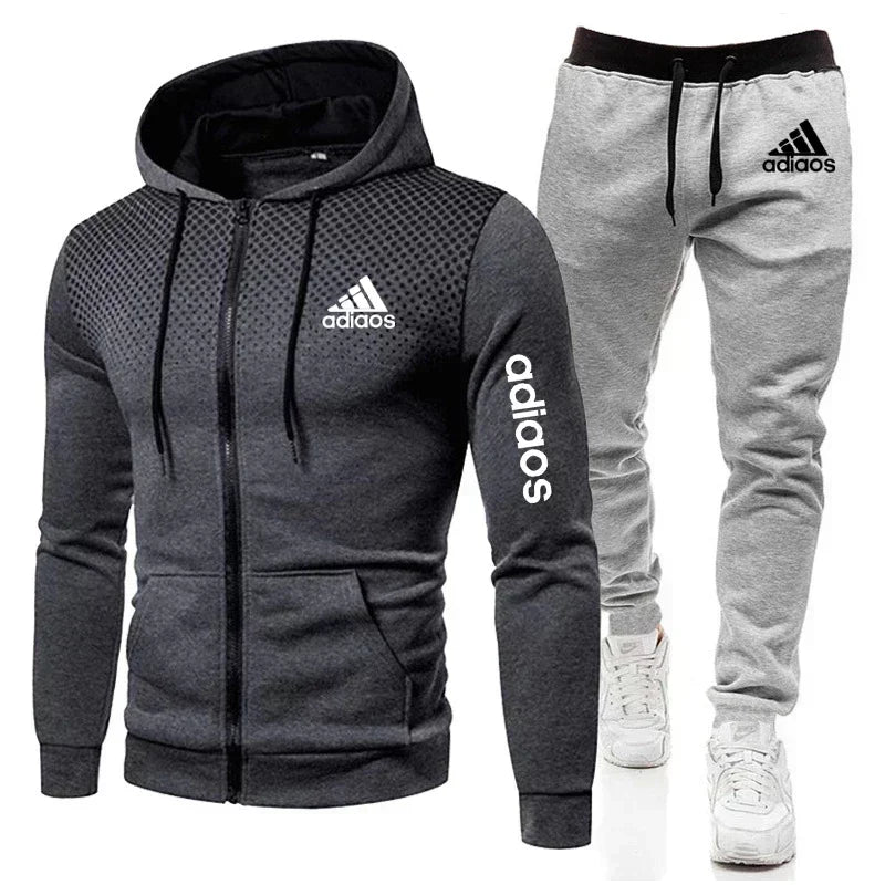 New Style Fashion Men Hoodie Fitness Gym Clothing Men Running Set Sportswear Jogger Men'smany Sorts Of Suit Sports