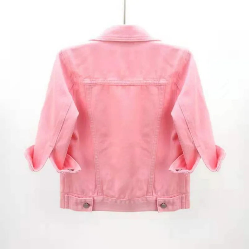 Women's Casual Loose Denim Jacket – Short Jean Coat Spring Autumn Outerwear