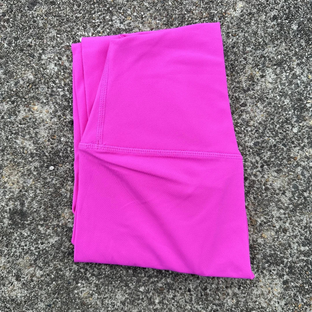Women's High Waist Butter Yoga Leggings – Back Pocket Cropped Athletic Gym Pants