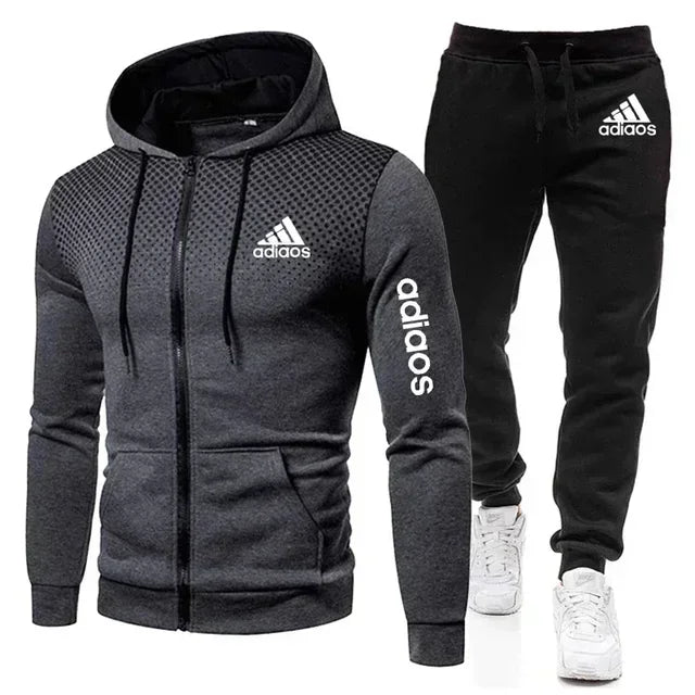 New Style Fashion Men Hoodie Fitness Gym Clothing Men Running Set Sportswear Jogger Men'smany Sorts Of Suit Sports
