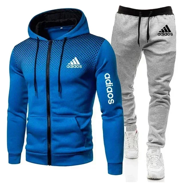 New Style Fashion Men Hoodie Fitness Gym Clothing Men Running Set Sportswear Jogger Men'smany Sorts Of Suit Sports