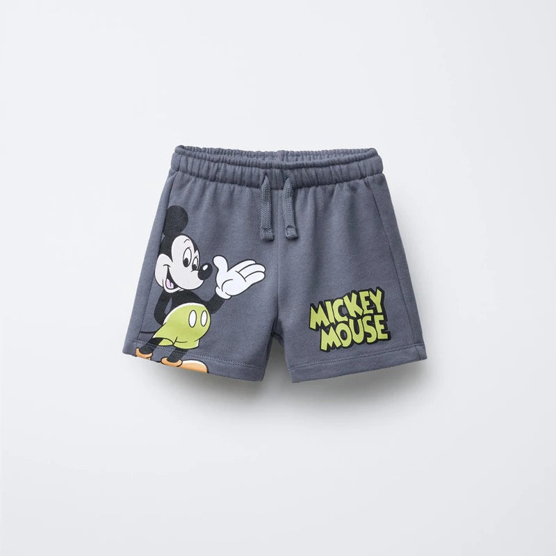 Mickey Mouse Shorts Cartoon Fashion Shorts Outdoor Wear Boys Child Cute Shorts Babies New Design Summer Loose Versatile Shorts