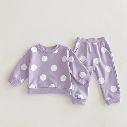 2025 New Spring 0-4Yrs Infant Baby Girls Clothing Set Long Sleeved Cotton Embroidery Pullover+Pants Toddler Baby Clothes Suit