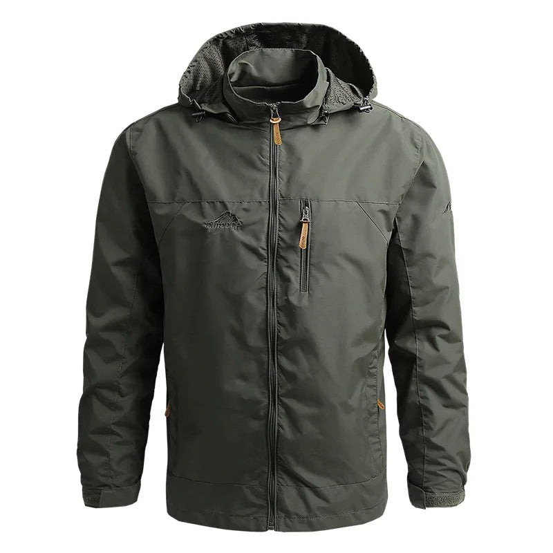 Men's Tactical Waterproof Hooded Military Jacket – Outdoor Sports Climbing Coat