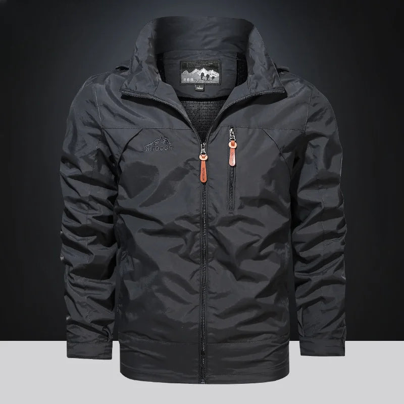 Men's Tactical Waterproof Hooded Streetwear Coat – Military Outdoor Climbing Jacket