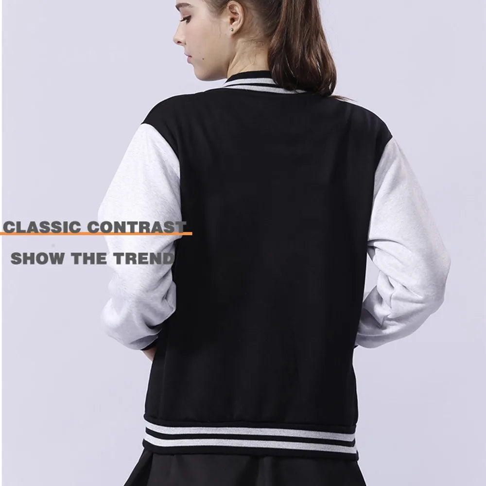 New York 1985 Letter Prints Coats Womens Comfortable Loose Baseball Jersey Fleece Warm Soft Jackets Casual Pocket Woman Clothes