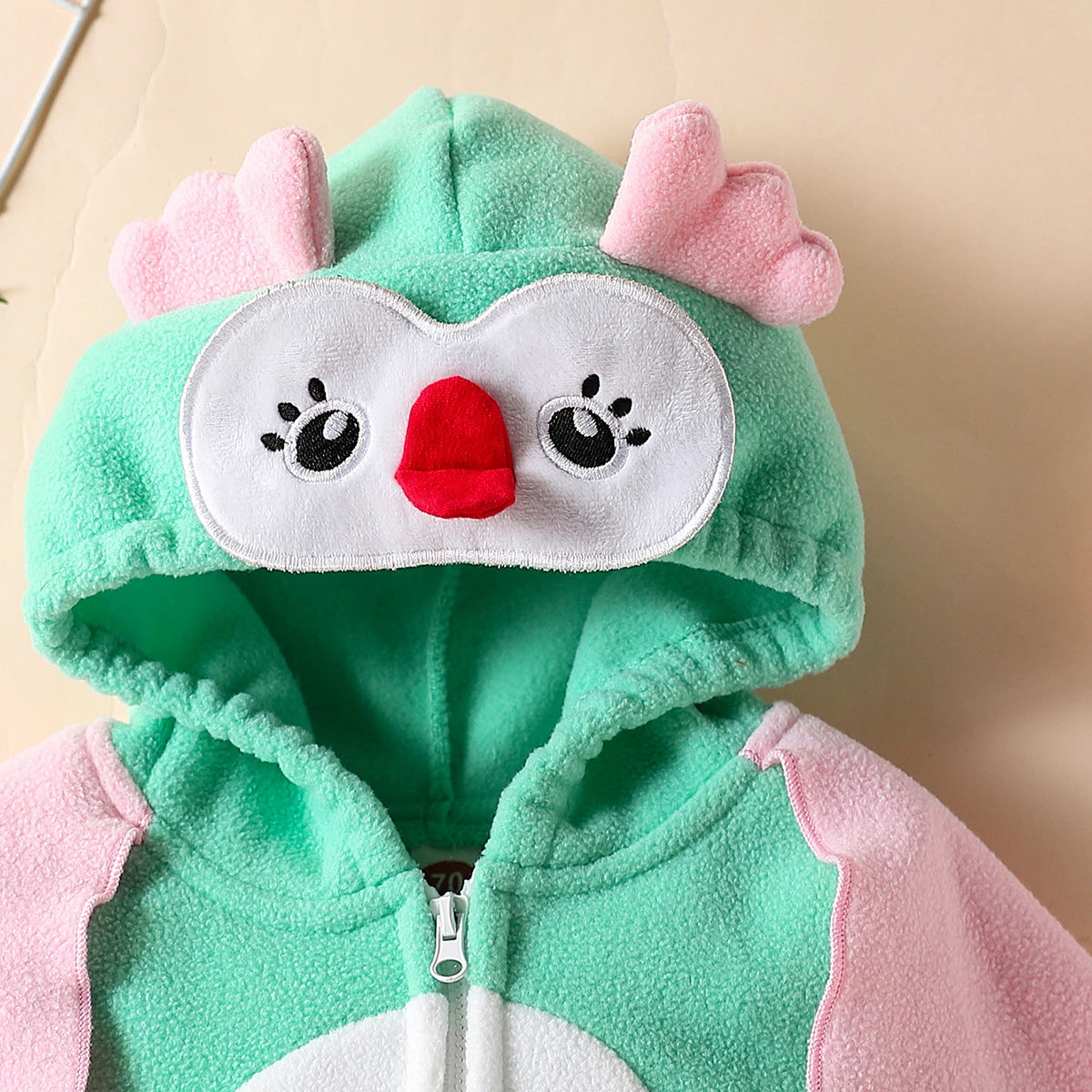 New Designer Cartoon Clothing Zip-up Hooded Romper + Stockings Baby Boy Clothes Baby Girl Casual Sets