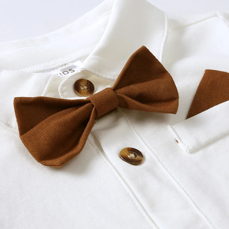 Formal Baby Clothes Boys Sets Cotton Long Sleeve Children's Top and Bottom Clothes Set 2 Pcs  Baby Boy Clothes 1-3 Years