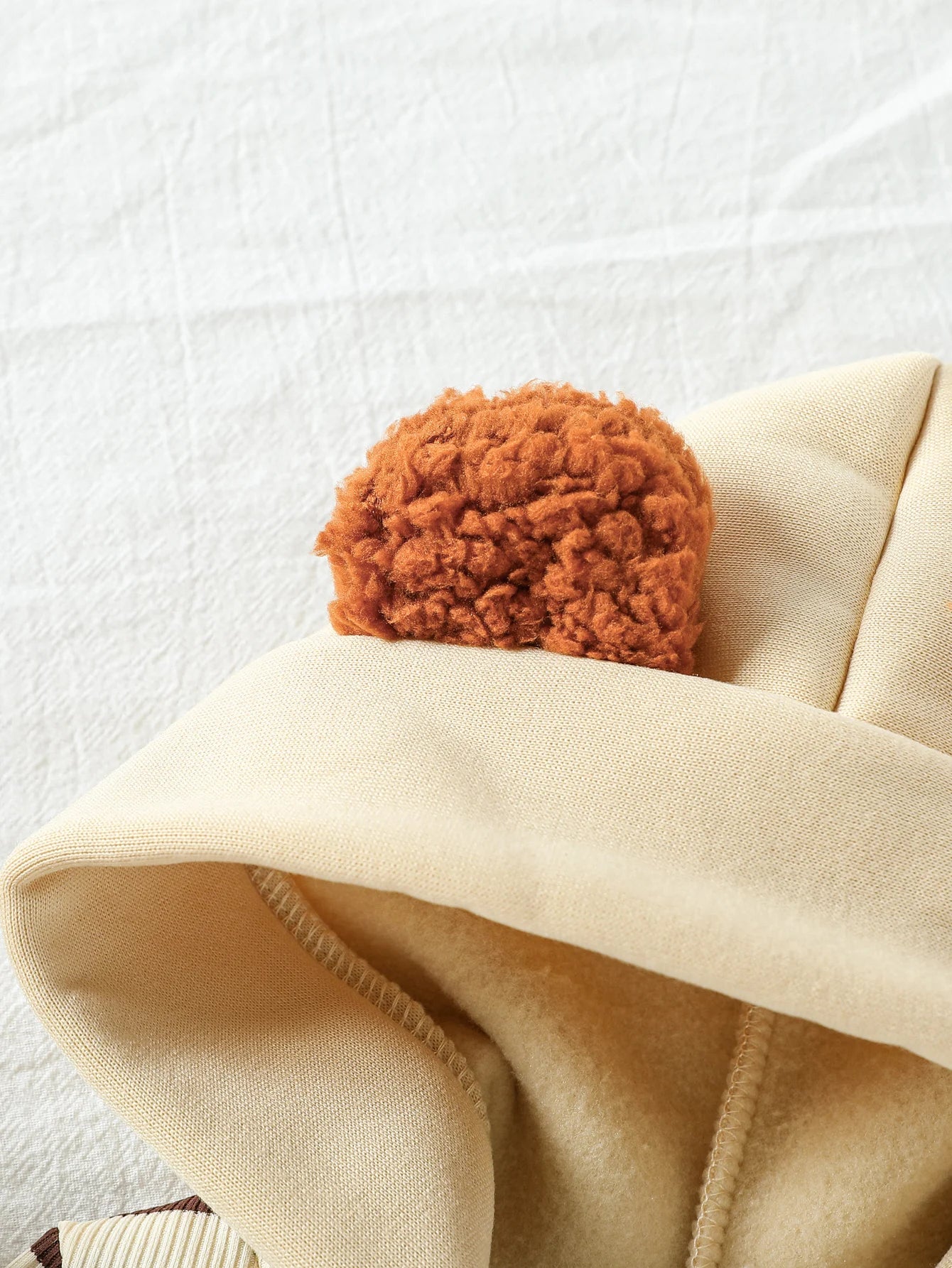 Baby Boy's Clothing Sets Fashionable Long Sleeve Striped Hooded Sweatshirt Embroidered Bear Overalls 2Pcs Outfits Cute Clothes