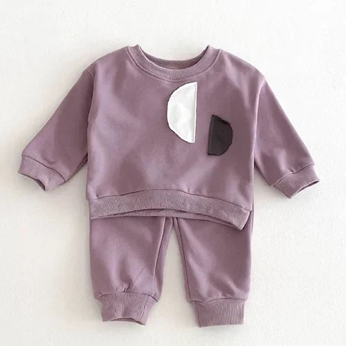 2025 New Spring 0-4Yrs Infant Baby Girls Clothing Set Long Sleeved Cotton Embroidery Pullover+Pants Toddler Baby Clothes Suit