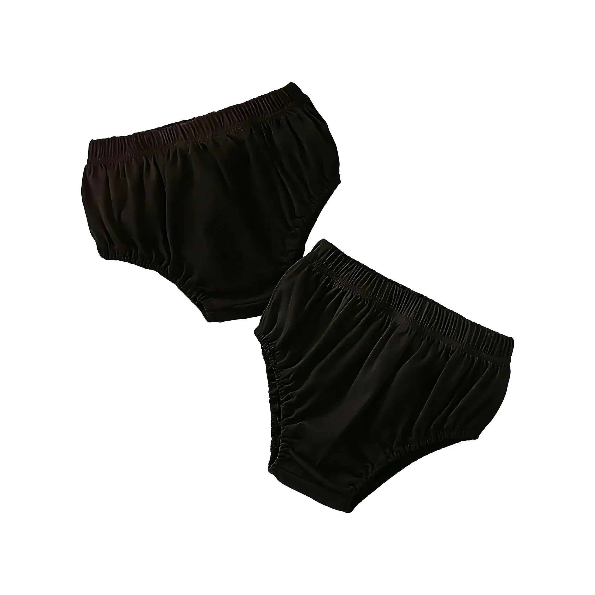 2pcs Solid Color Infant Toddler Underwear Soft Cotton Baby Girls and Baby Boys Unisex Diaper Covers Bloomers