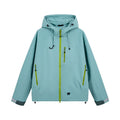 JNLN Men's Women's Waterproof Hiking Jacket Trekking Camping Mountaineering Windbreaker Unisex Outdoor Sport Windproof Rain Coat