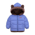 Kids Thick Cashmere Hooded Fleece Coat – Warm Cotton-Padded Winter Jacket Ages 2–6