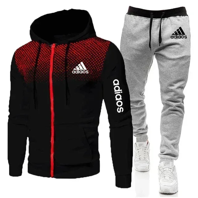 New Style Fashion Men Hoodie Fitness Gym Clothing Men Running Set Sportswear Jogger Men'smany Sorts Of Suit Sports