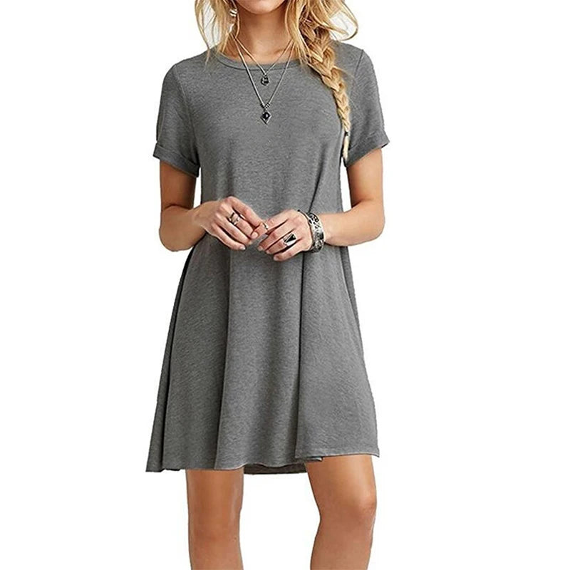 Casual Summer T-Shirt Dress