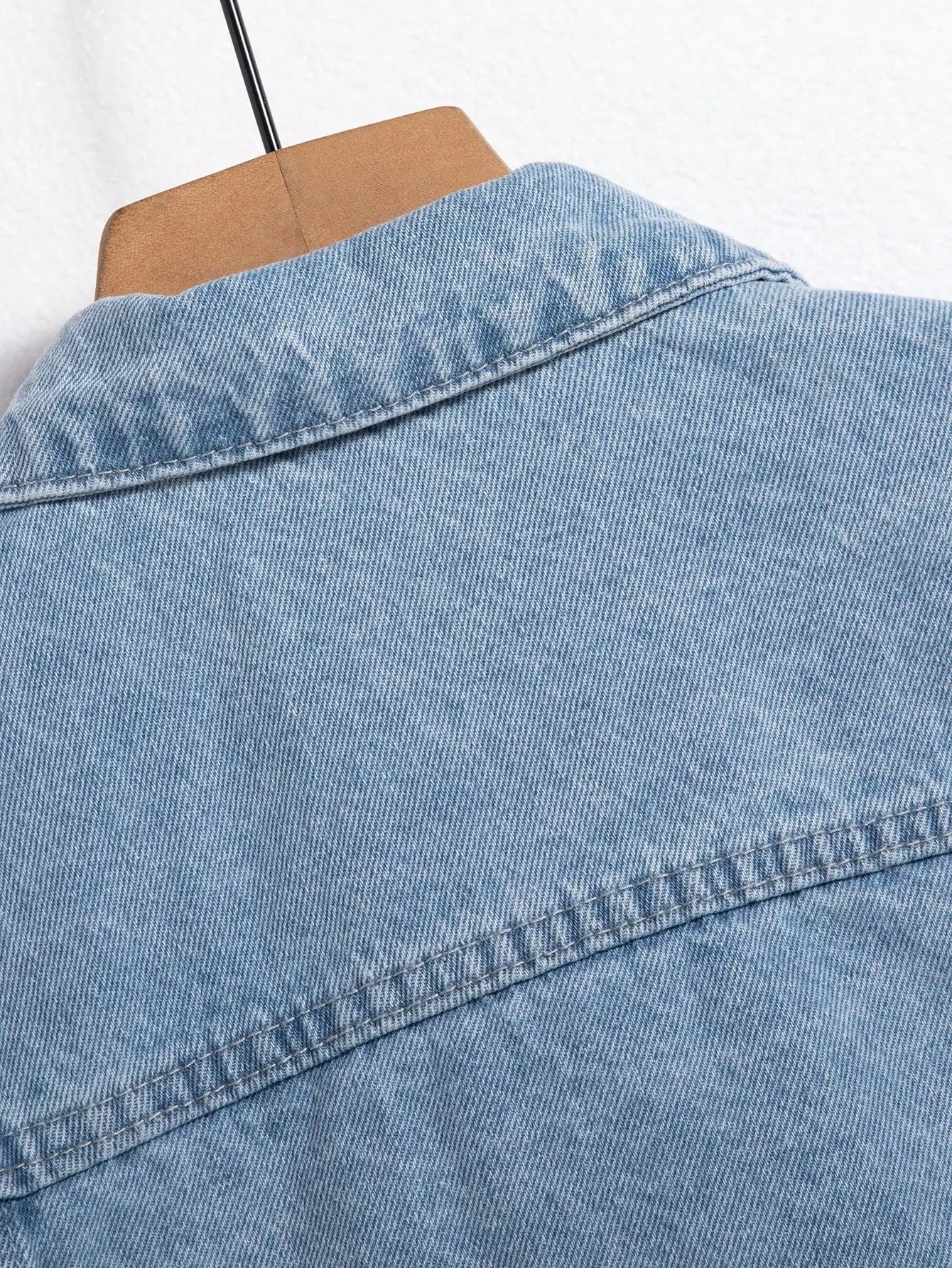 Men's Blue Denim Jacket – Casual Daily Wear Spring Autumn Coat