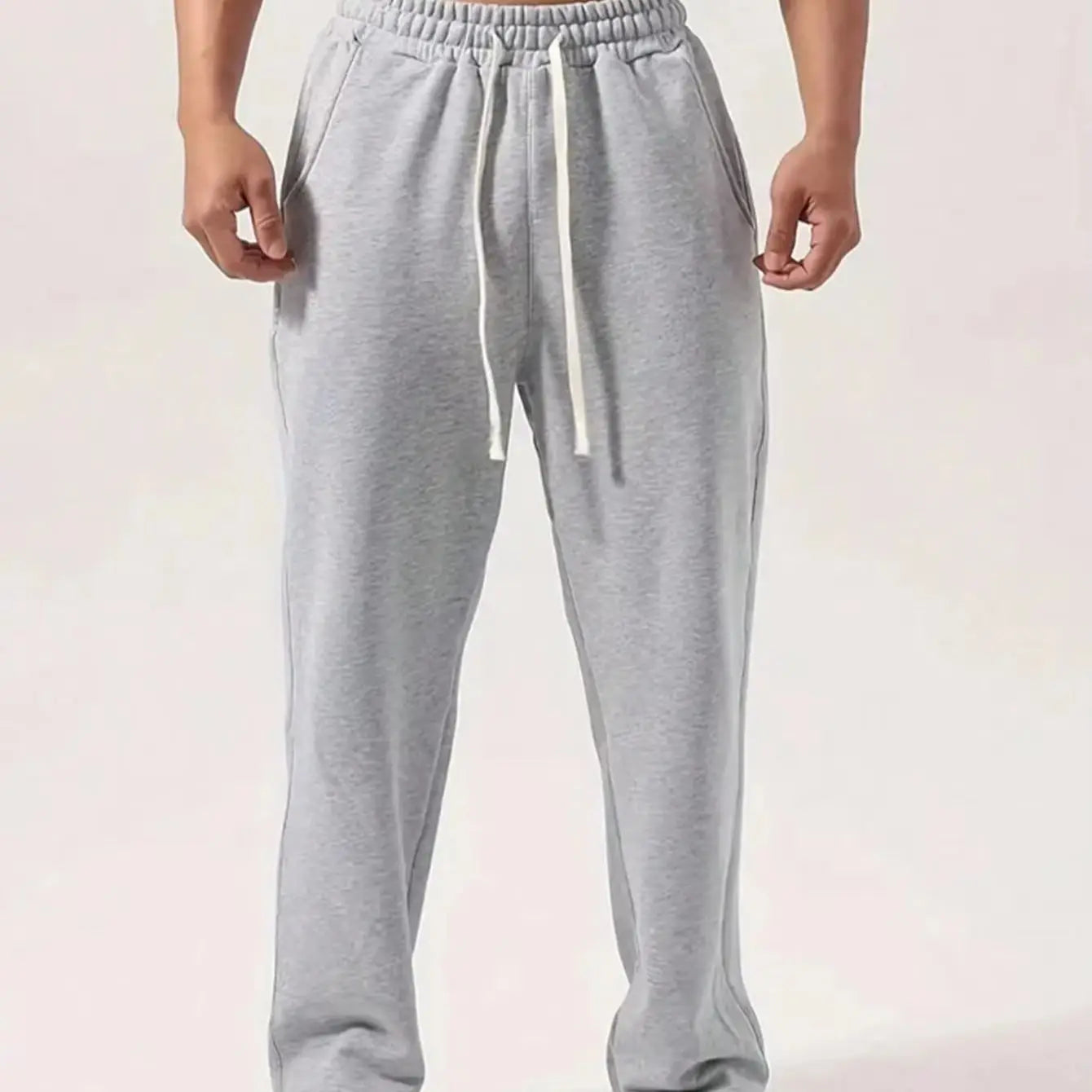 Men's retro old style drawstring casual comfortable long sports pants all-match autumn long straight pants men pants