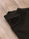 11.29oz 320Grams Heavy Cotton Weight Oversized Loose Men T-shirt Solid Color Drop Shoulder Short Sleeve High Quality