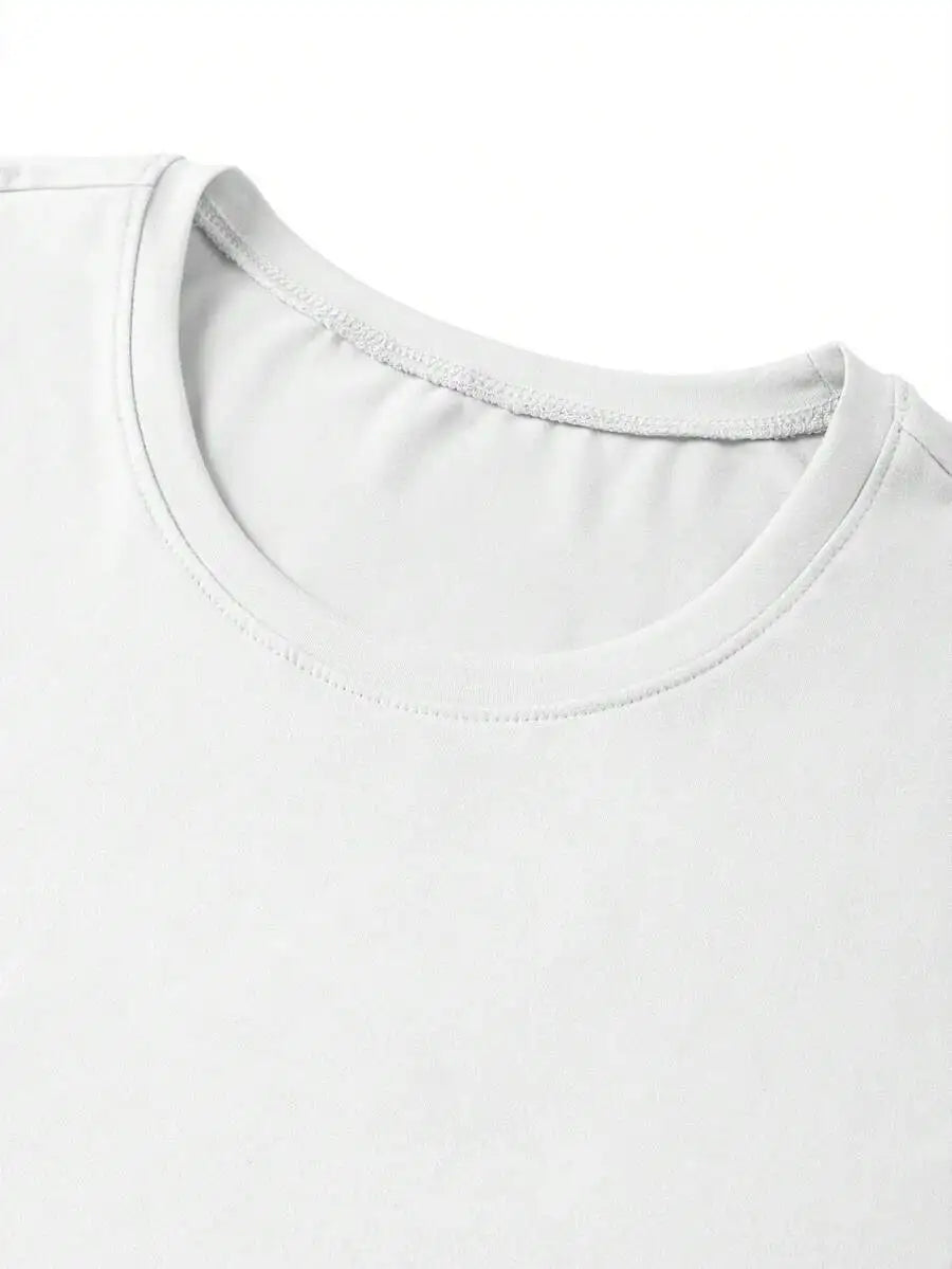 Men's Loose Fit Casual Graphic Print Short Sleeve T-Shirt