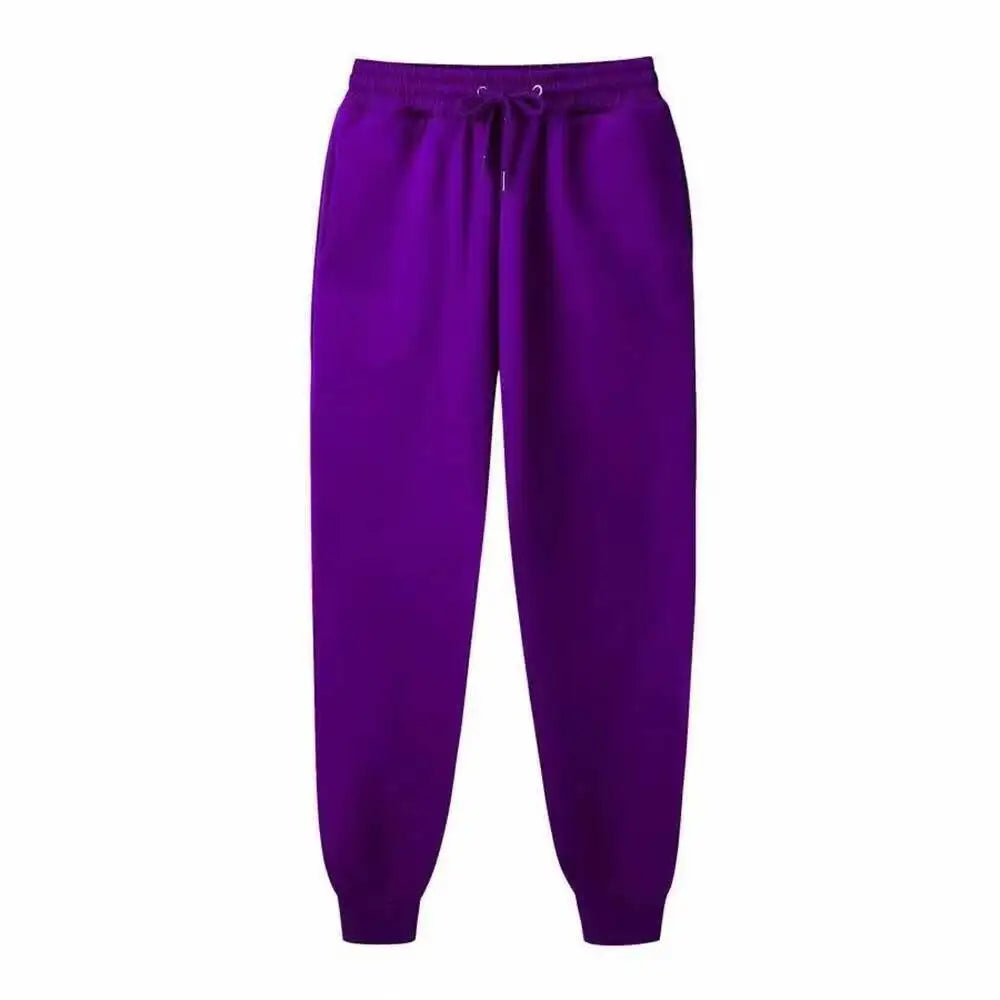 Women's Casual Sports Fleece Sweatpants – Warm Running Jogging Streetwear Trousers
