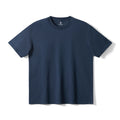 SIMWOIOD High Standard 2026 Summer New Oversize 260gsm 100% Cotton T-shirts Men Comfortable Breathable Tops Plus Size Tees