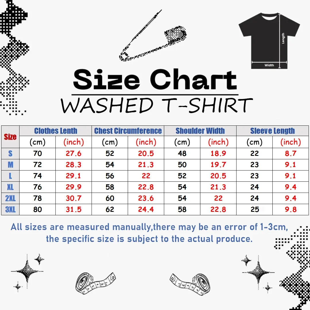 Japan Hot-blooed Anime Seven Deadly Sins Escanor Graphic Print T-shirt Men Women Fashion Vintage Washed Cotton Tee Oversized Top