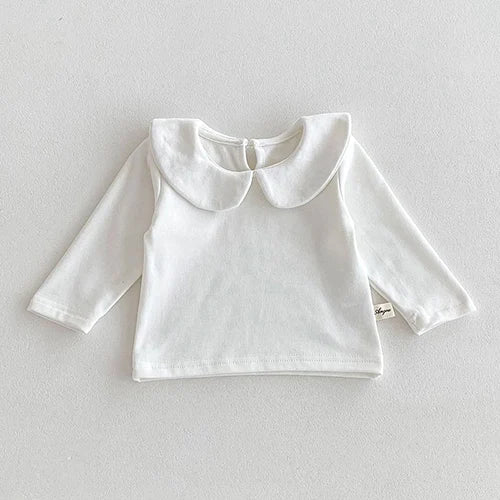 2024 New Autumn Infant Baby Girls Clothing Set Long Sleeved Cotton T-shirt+Sleeveless Knitted Jumpsuit Toddler Baby Clothes Suit