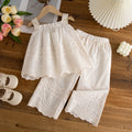 Baby Girl Floral Top & Pants Set – Cute Summer Beach 2-Piece Outfit