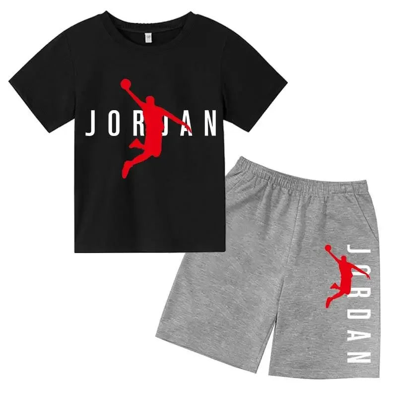 Kids Fashion 2-Piece Outfit Set – Casual T-Shirt & Shorts for Boys & Girls Ages 2–13