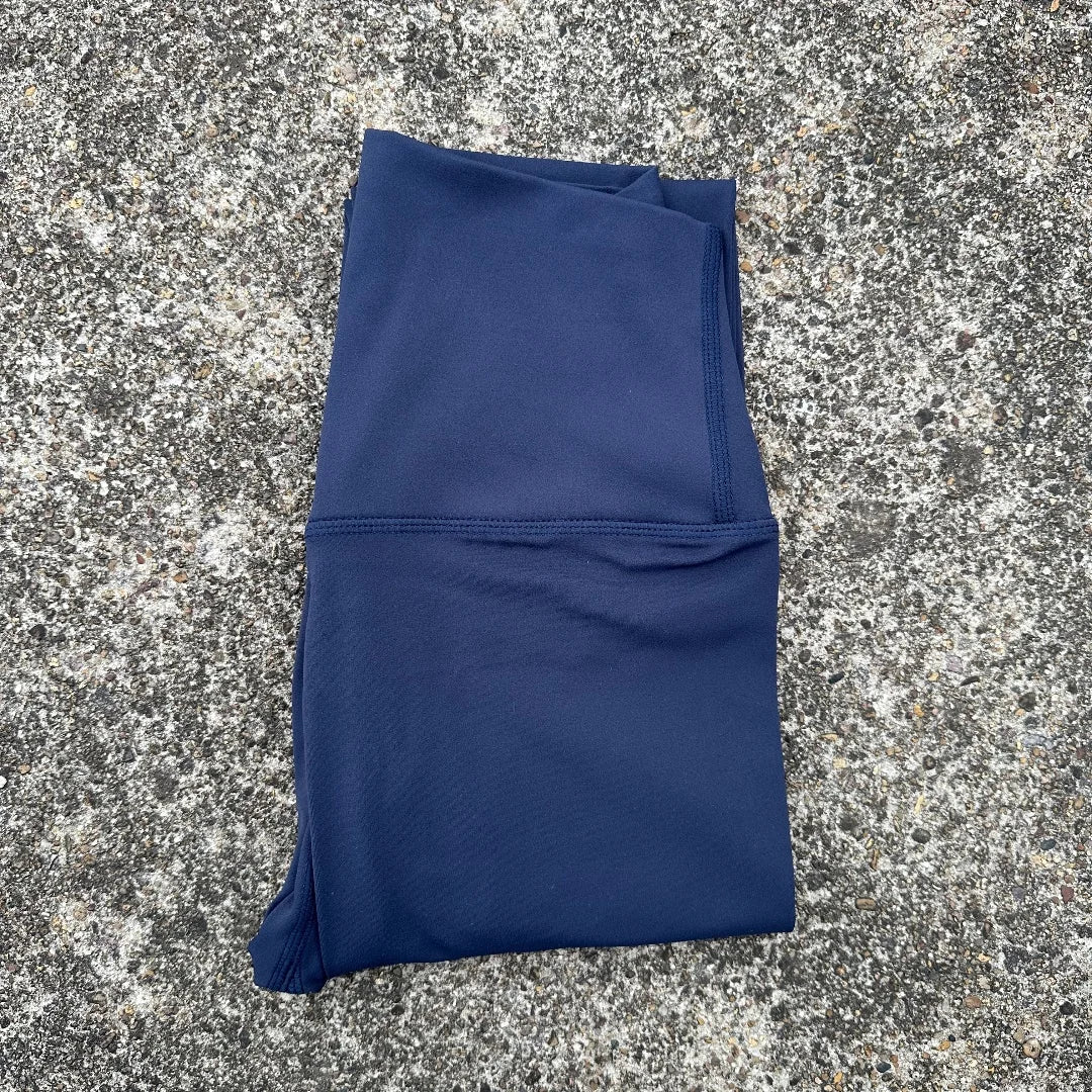 Women's High Waist Butter Yoga Leggings – Back Pocket Cropped Athletic Gym Pants