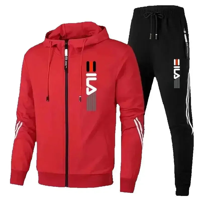 Men's Sportswear Set for Spring and Autumn 2026: Casual Sports Jacket + Sports Pants, Jogging Fashion and Stylish Sports Suit