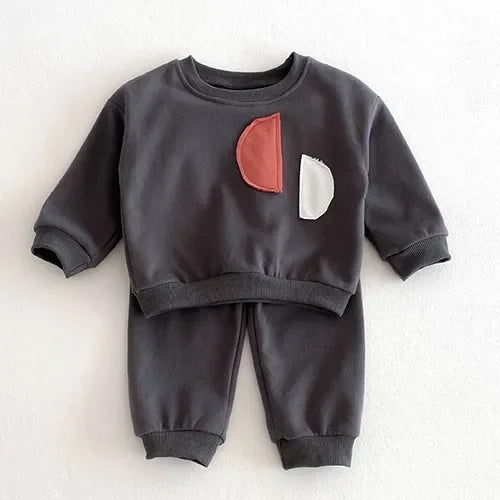 2025 New Spring 0-4Yrs Infant Baby Girls Clothing Set Long Sleeved Cotton Embroidery Pullover+Pants Toddler Baby Clothes Suit