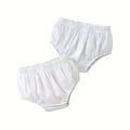 2pcs Solid Color Infant Toddler Underwear Soft Cotton Baby Girls and Baby Boys Unisex Diaper Covers Bloomers