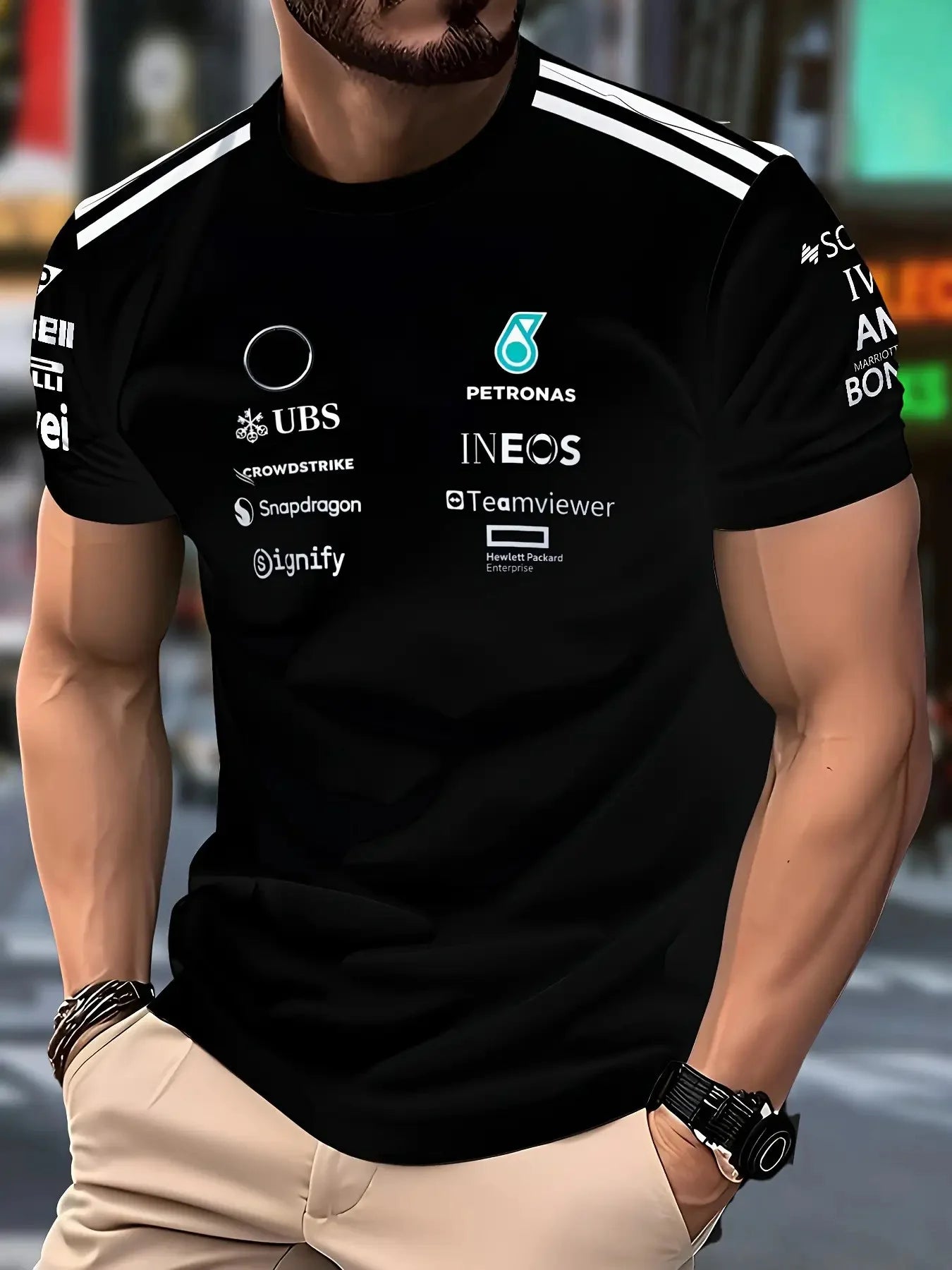 2025 New Popular 3D Print Men Clothes Personalized Sports Outdoor Motorcycle Racing Style