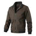 Men's British Style Bomber Windbreaker Jacket – Business Casual Streetwear Coat